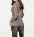 Pullover grau-meliert