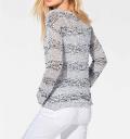 Pullover grau-schwarz