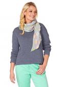 Pullover jeansblau melange