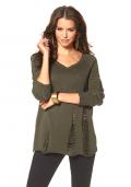 Pullover khaki