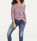 Pullover mauve