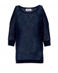 Pullover mit Cut-Outs marine