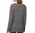 Pullover mit Flauschgarn grau