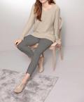 Pullover mit Kaschmir beige