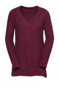 Pullover mit Kaschmir bordeaux