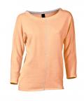 Pullover mit Kaschmir mandarine-grau