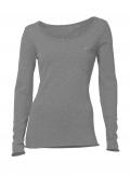 Pullover mit Pailletten grau