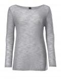 Pullover mit Pailletten grau