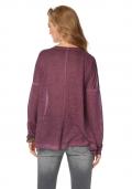 Pullover mit Pailletten hellbordeaux