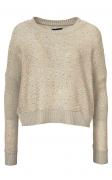 Pullover mit Pailletten sand