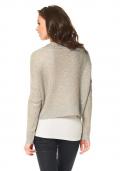 Pullover mit Pailletten sand