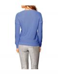 Pullover mit Strass blau