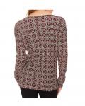 Pullover mit Strass bordeaux-bunt