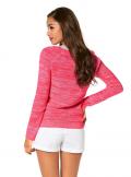 Pullover neon pink