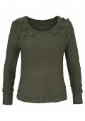 Pullover oliv Gr. 40