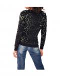 Pullover oliv-schwarz