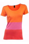 Pullover orange-pink-koralle