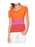 Pullover orange-pink-koralle