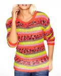 Pullover pink-bunt