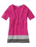 Pullover pink-grau