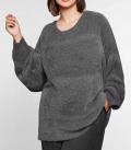 Pullover rauchgrau-silber