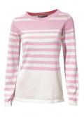 Pullover rosa-ecru Gr. 44/46