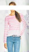 Pullover rosa-ecru Gr. 44/46