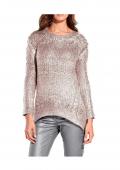 Pullover rosé-silber Gr. 44/46