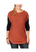 Pullover rostorange