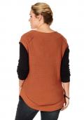 Pullover rostorange