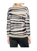 Pullover sand-schwarz