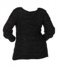 Pullover schwarz-gold