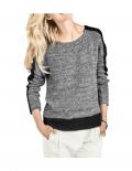 Pullover schwarz-grau