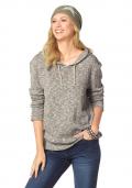 Pullover taupe melange