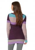 Pullover violett-bunt