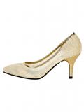 Pumps goldfarben