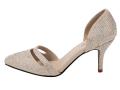 Pumps mit Strass nude