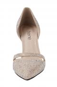 Pumps mit Strass nude