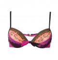 Push-Up-Bikini pink-bunt