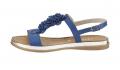 Rind-Nappaleder-Sandalette blau