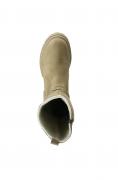 Rind-Veloursleder-Stiefel mitWarmfutter sand