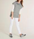 Rollkragenpullover grau-melange