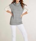 Rollkragenpullover grau-melange