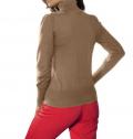 Rollkragenpullover mit Kaschmir camel