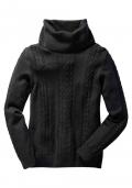 Rollkragenpullover schwarz