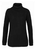 Rollkragenpullover schwarz