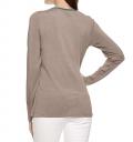 Rundhalsshirt taupe