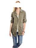 Safari-Style-Jacke oliv