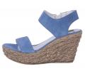 Sandalette blau