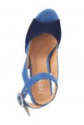 Sandalette jeansblau